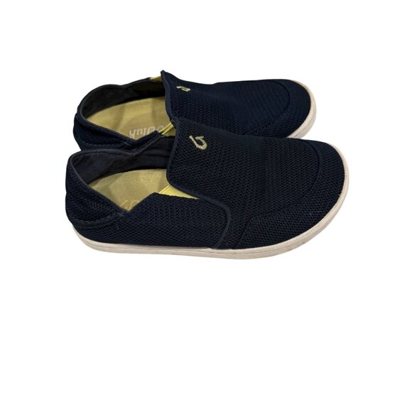 Navy Blue Olukai Mesh Slip-On Shoes For Kids - Lightweight & Breathable size 12 - Picture 2 of 7